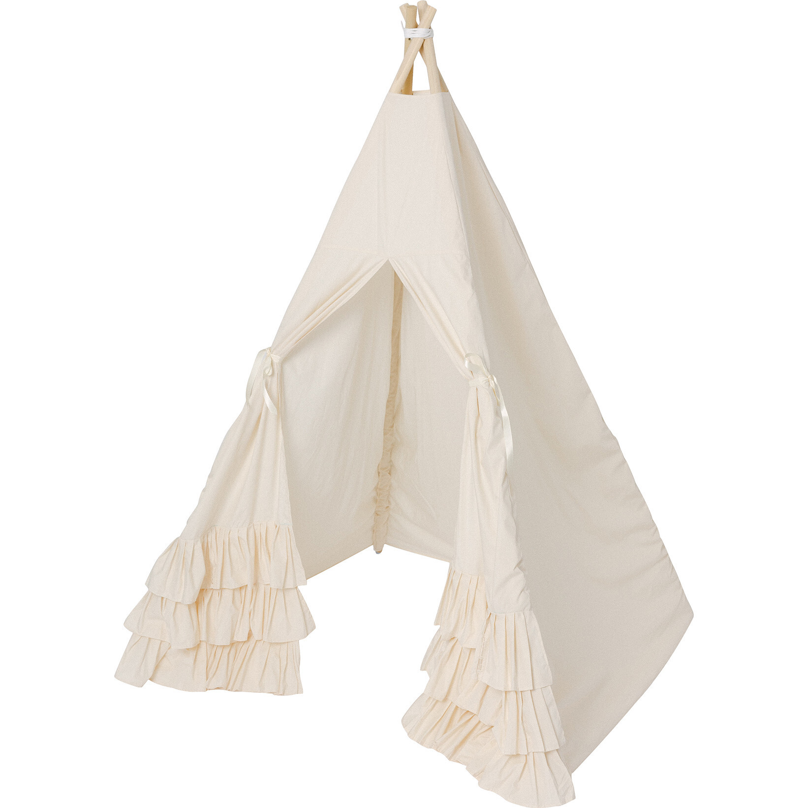 Amelia Play Tent, Cream Ruffle | Maisonette
