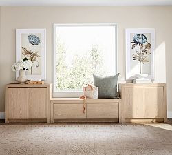 Newport Entryway Storage Bench & Cabinet Set (127") | Pottery Barn (US)