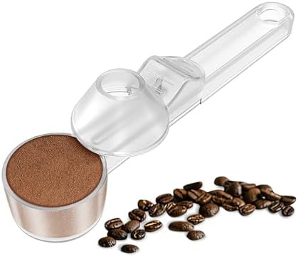 Coffee Scoop & Funnel for Reusable K Cup Refillable Coffee Pods, Coffee Measuring Spoon 2 Tablesp... | Amazon (US)