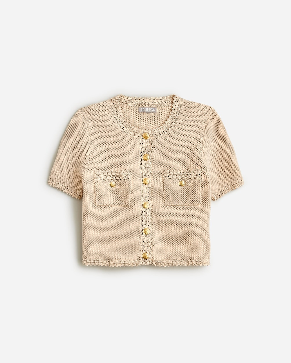 Short-sleeve sweater lady jacket | J. Crew US