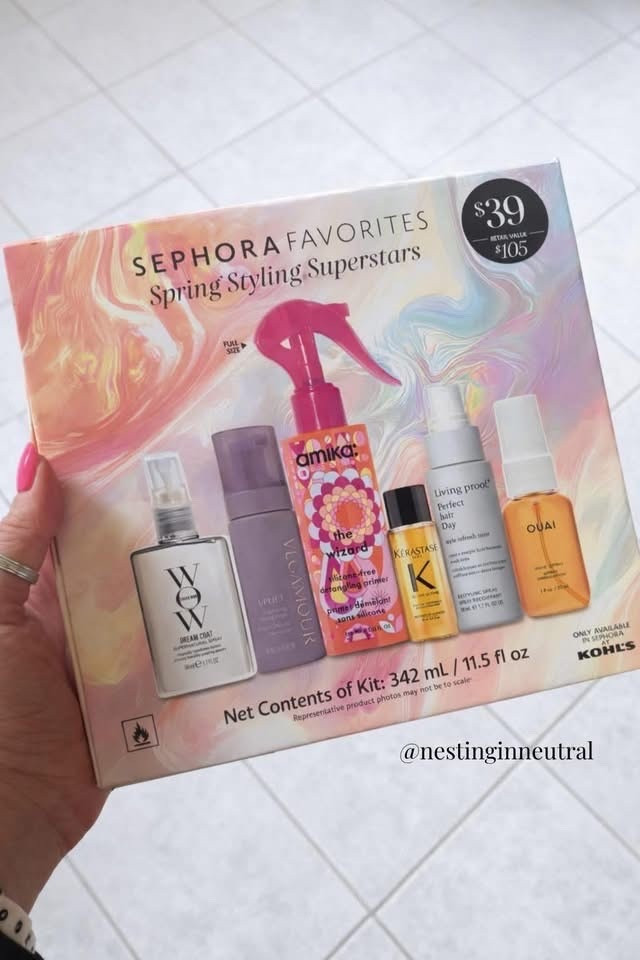 I CANNOT believe this is so low! 🤯 The Sephora Favorites Spring Styling Superstars had all the trending hair products in ONE amazing set so you can try them all! Amazing grab for travel or just to test them out. Beware: you're going to fall in love with all of them! 

Beauty,hair, products 

#LTKselfcare #LTKBeauty #LTKSaleAlert