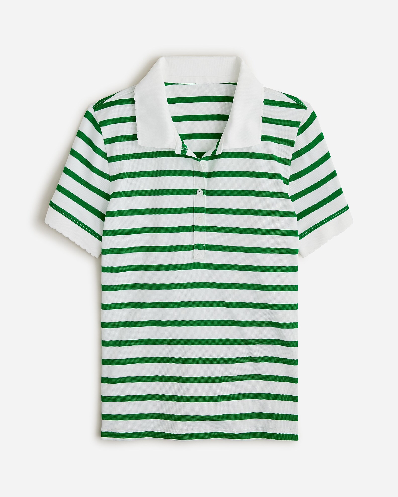Active polo shirt in stripe | J. Crew US