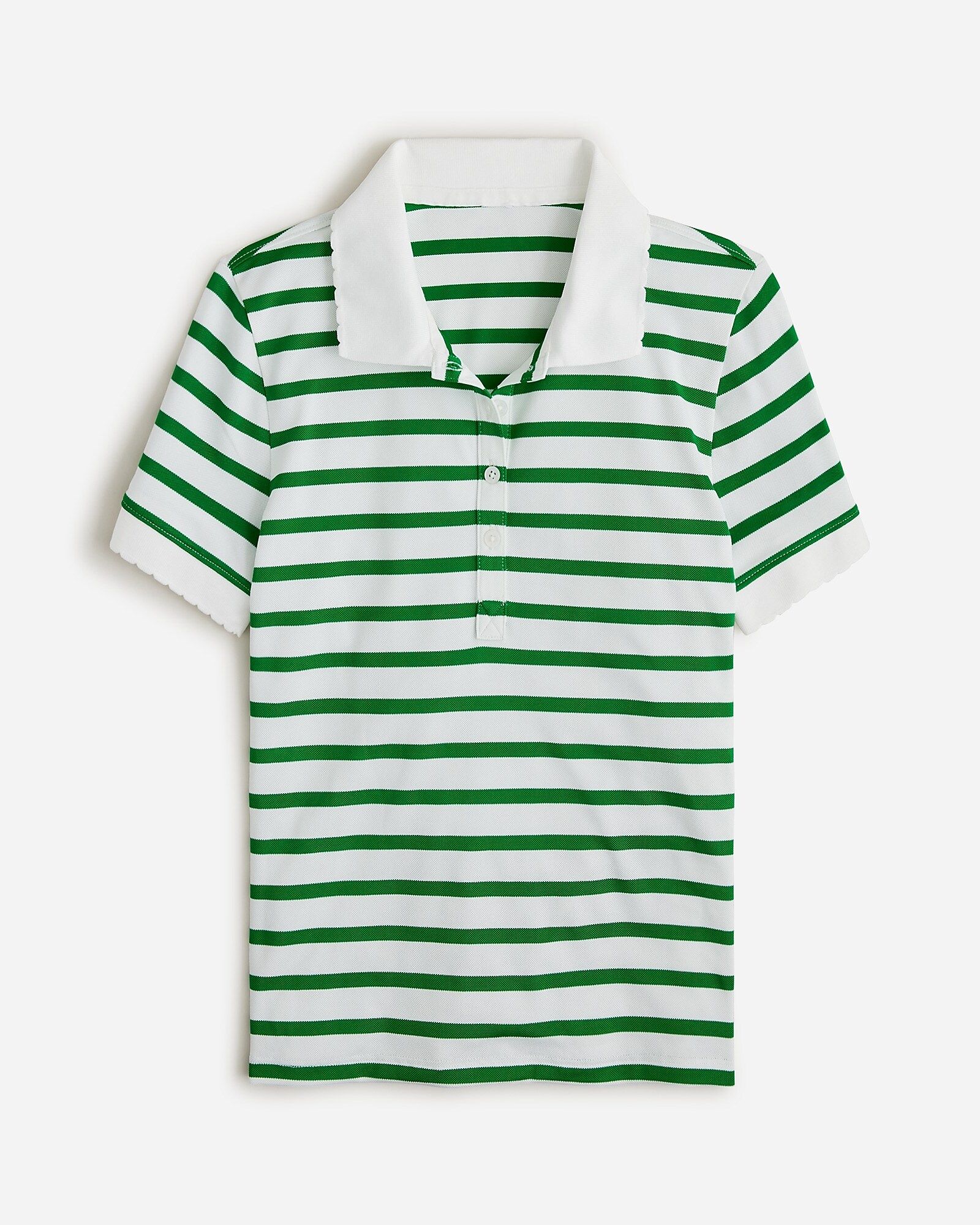 Active polo shirt in stripe | J.Crew US