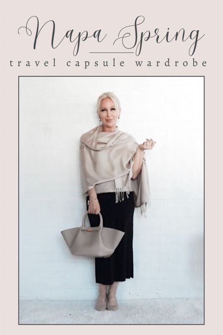 Napa Spring Travel Capsule Wardrobe

#LTKover40 #LTKSeasonal #LTKtravel