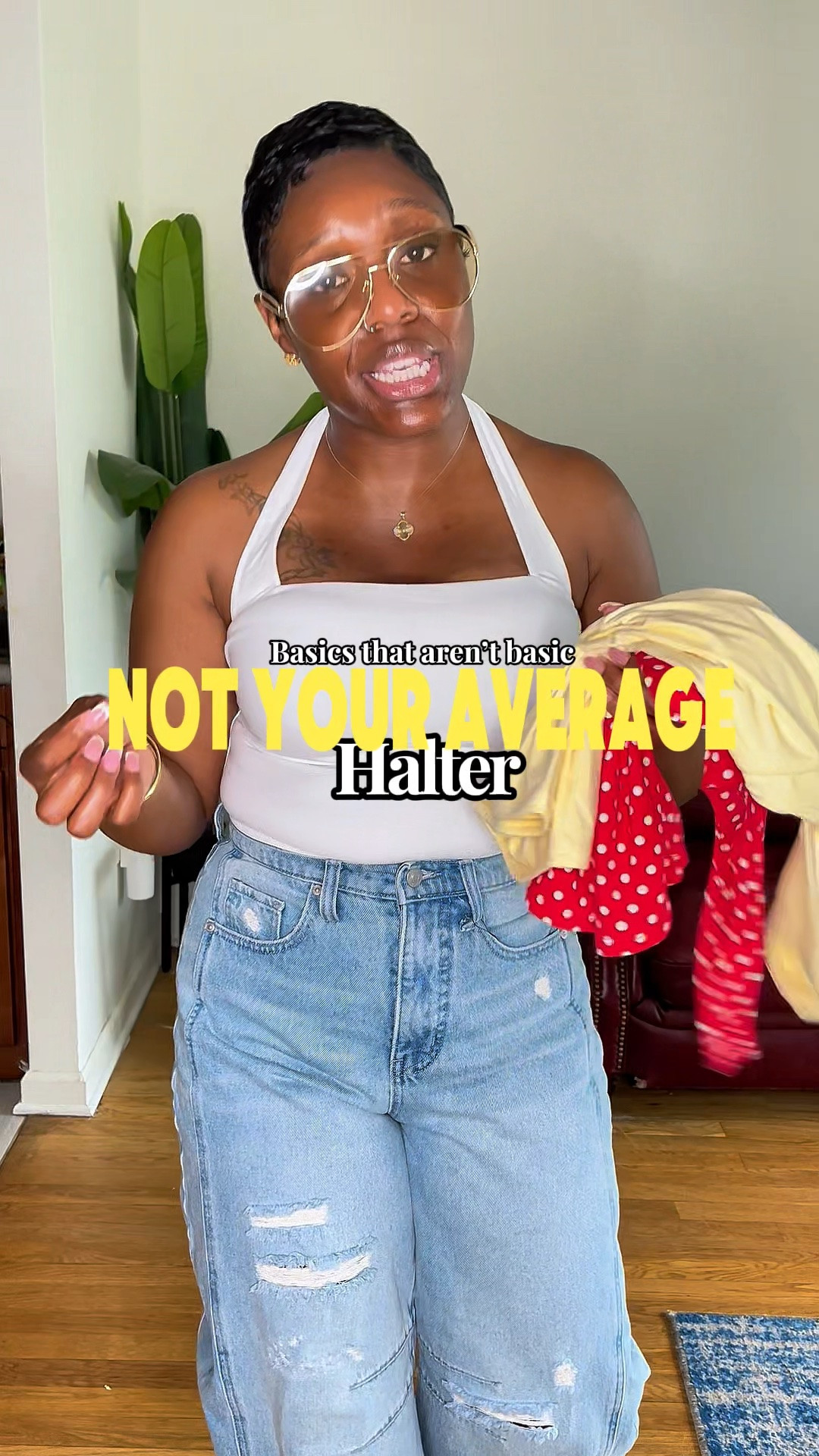 The perfect halter top for the summer! Basics that aren’t basic!