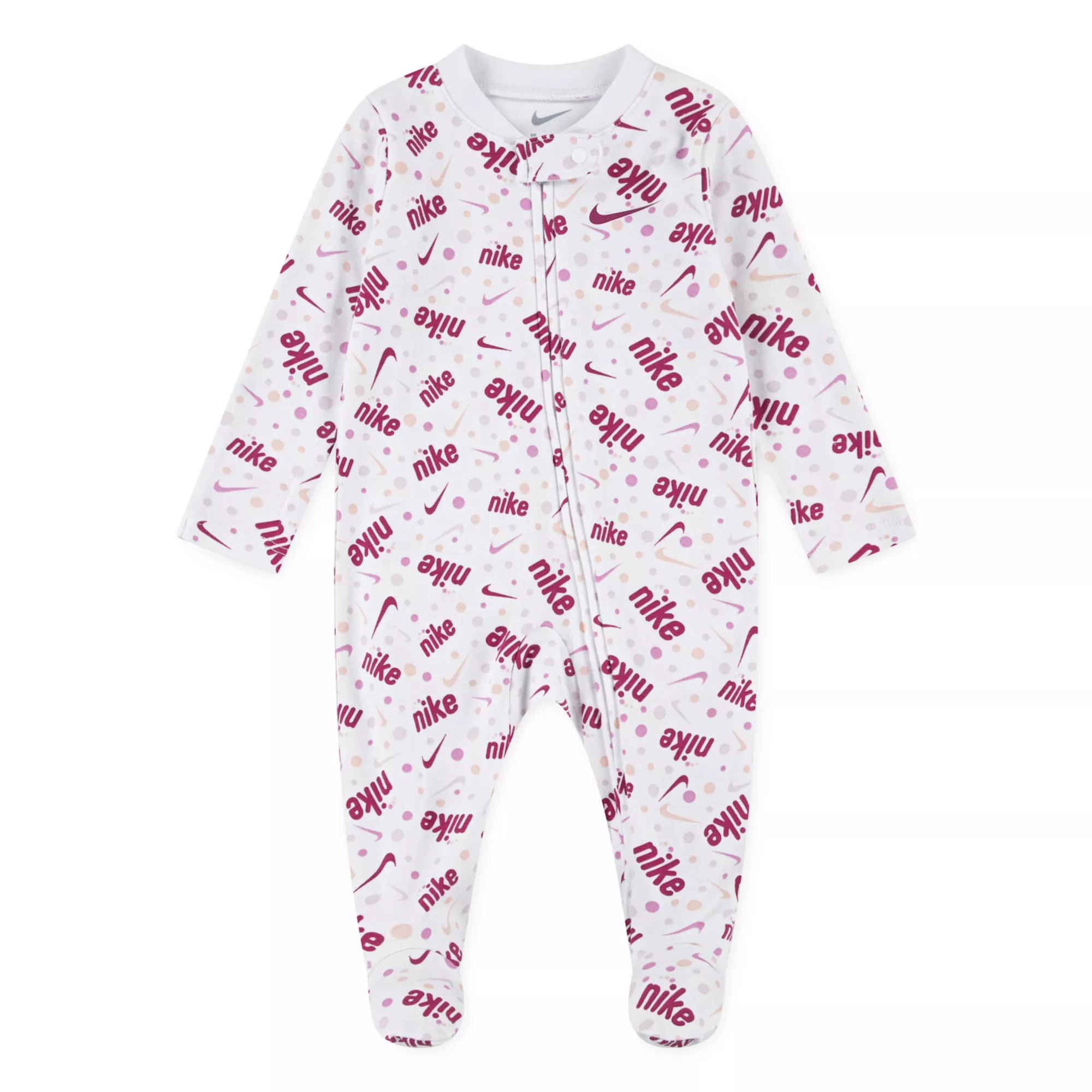 Newborn Baby Nike Play For All All-Over Print Footed Coveralls | Kohl's
