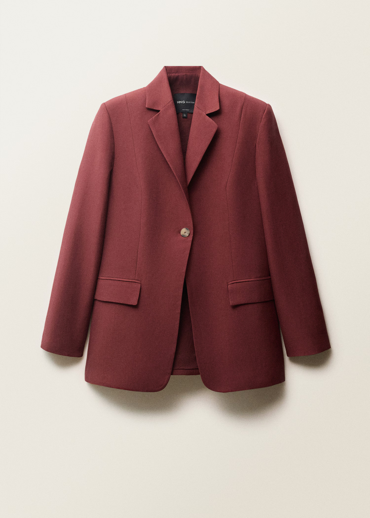 Linen-blend suit jacket - Women | MANGO United Kingdom | MANGO (UK)