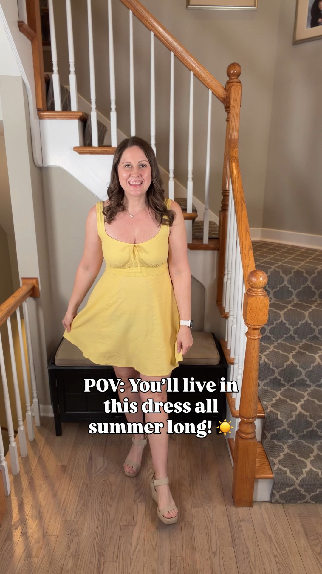 This yellow linen dress is giving all the sunshine vibes ☀️💛 and I’m officially obsessed!!

The fit is so flattering, the fabric is lightweight and breathable for those warm summer days, and YES… it has pockets 🙌 (we love to see it!!). It also has the prettiest flowy shape that gives the cutest little twirl moment 💃✨

And the best part? It’s such a good price for how elevated it looks 👏 perfect for brunch, vacations, or just feeling a little extra cute on an everyday outing!

Linked it here for you before it’s gone 💛

#LTKStyle #SummerDress #AffordableFashion #LinenDress #SummerOutfits #TwirlDress #WarmWeatherStyle #LTKFinds #EverydayStyle

#LTKootd #LTKdayinmylife #LTKMidsize