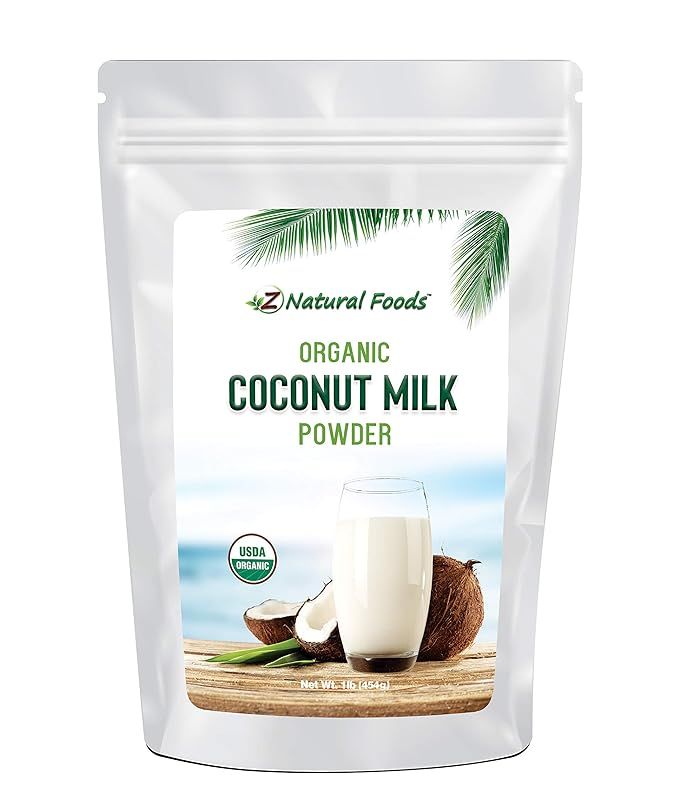 Z Natural Foods Coconut Milk Powder, 100% USDA Certified Organic, 1 lb. | Amazon (US)