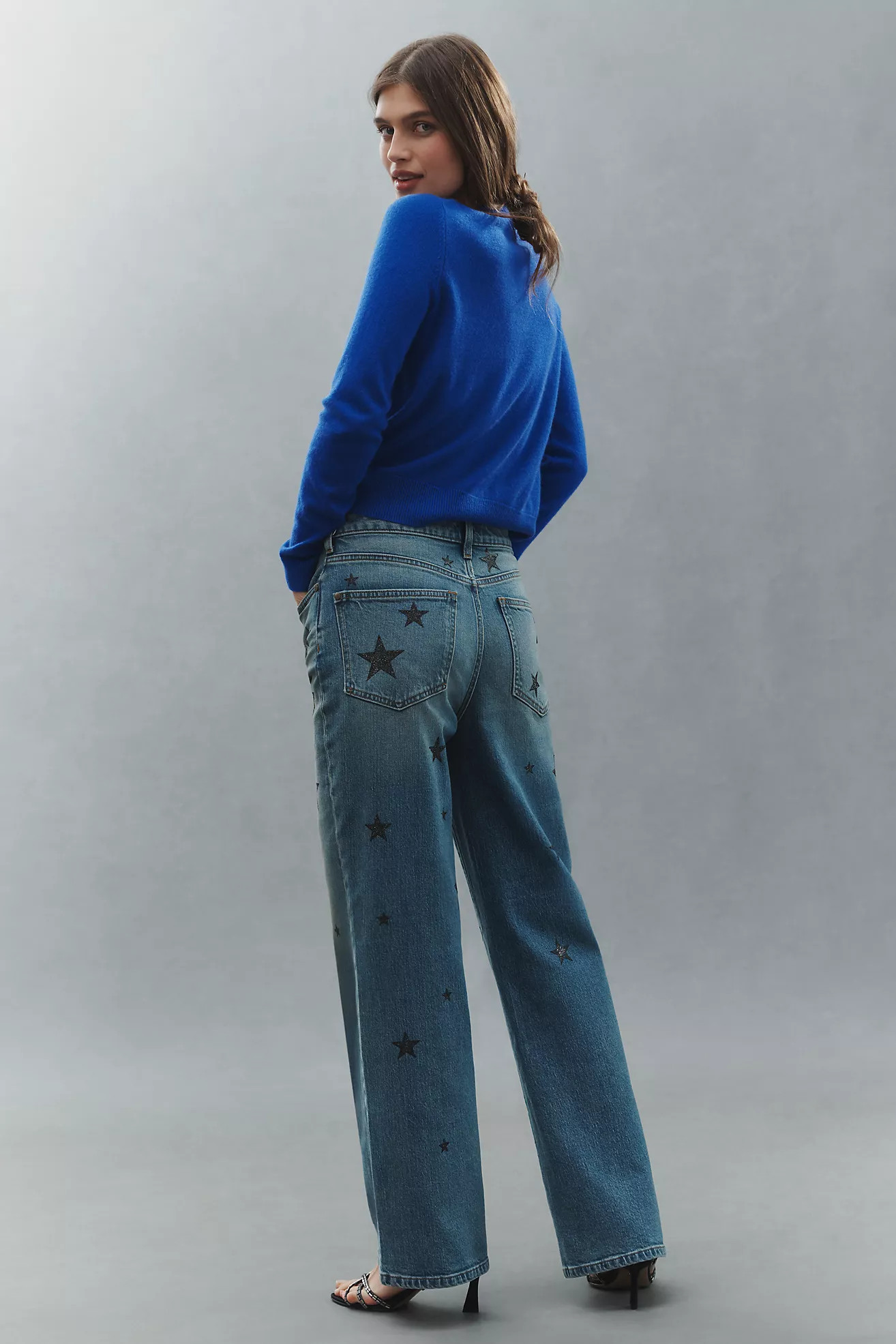 The Austyn High-Rise Cuffed Wide-Leg Jeans by Pilcro | Anthropologie (US)