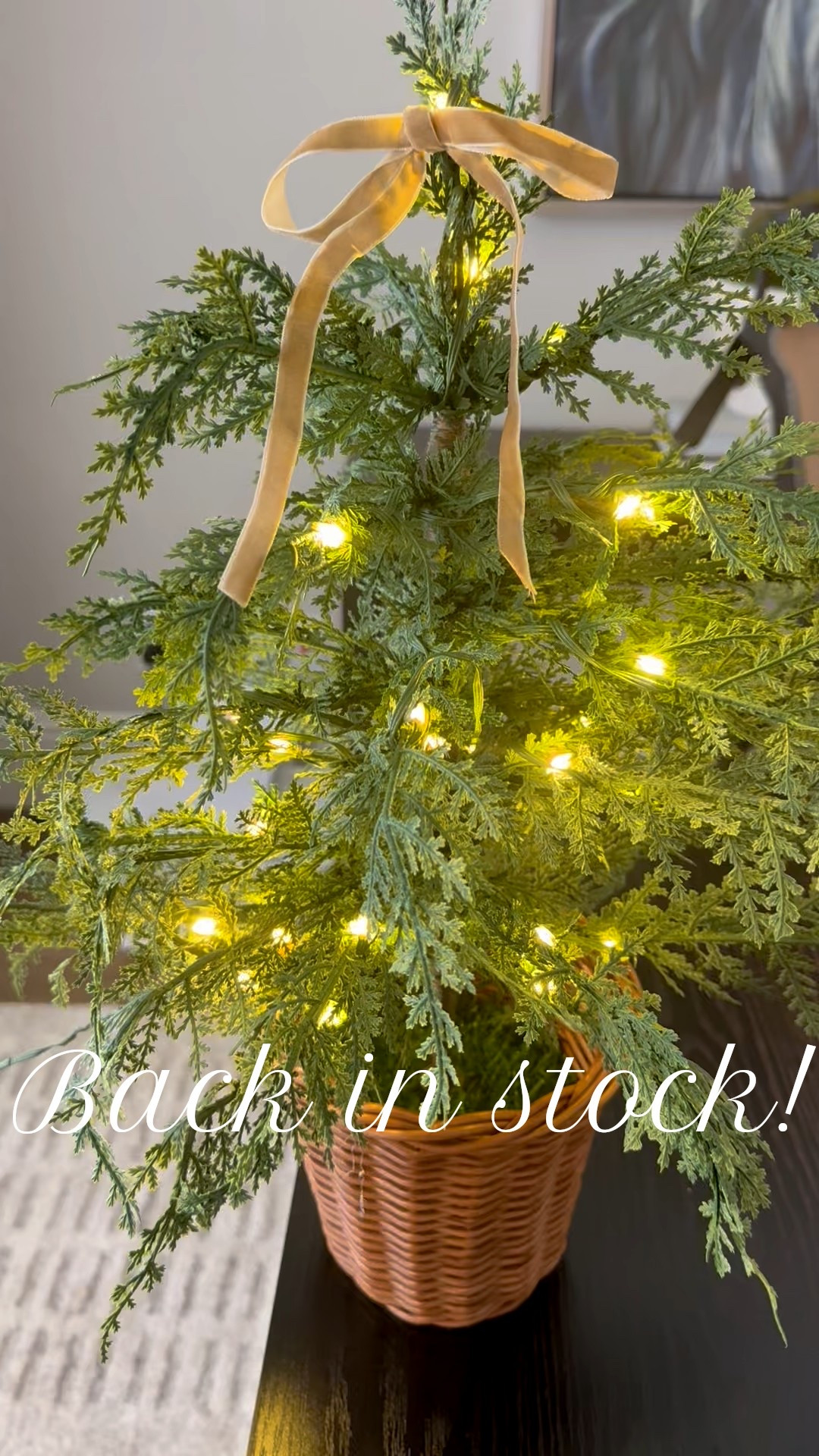 Real feel twinkling mini trees are back in stock! 

#LTKSeasonal #LTKHoliday #LTKHome