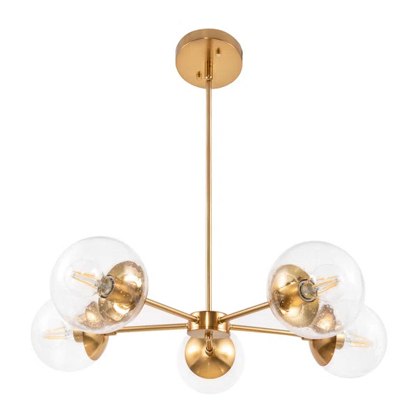 Bianca-Maria 5 - Light Dimmable Sputnik Modern Linear Chandelier | Wayfair North America