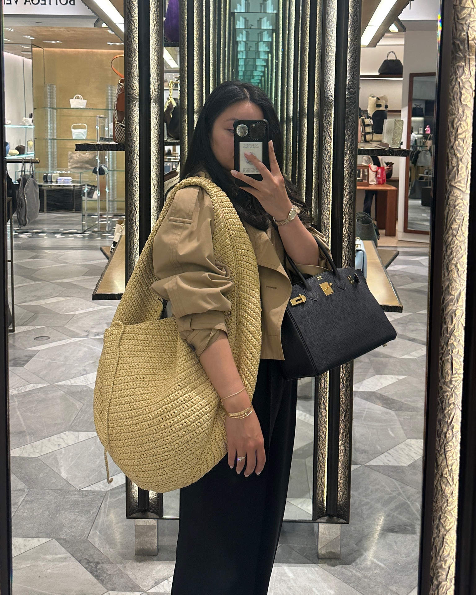 Khaite Raffia Bag