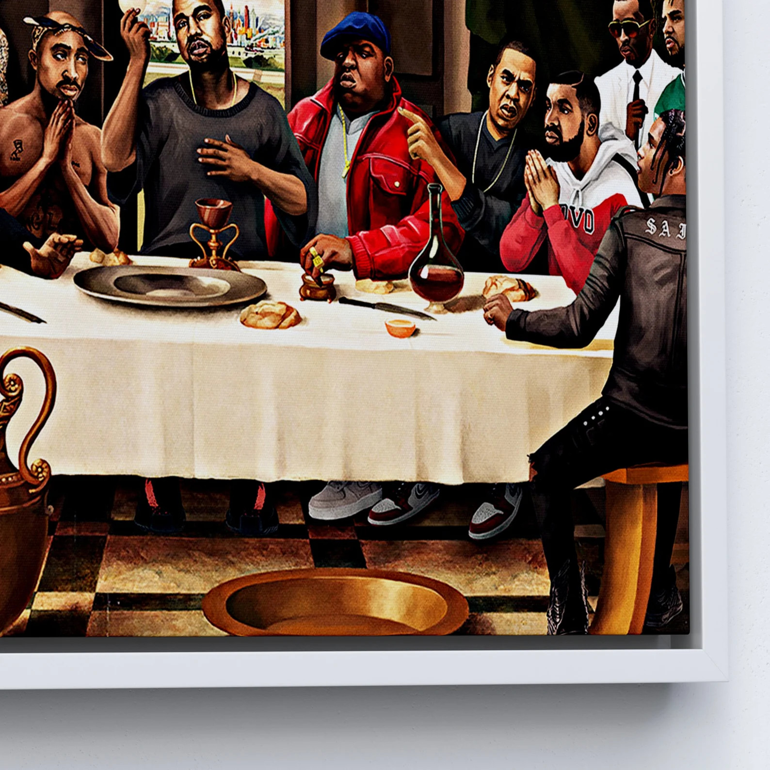 Last Supper Best Rappers of the History Canvas Art, Hip-hop Poster, Hip-hop Gift, Legend Rappers,... | Etsy (US)