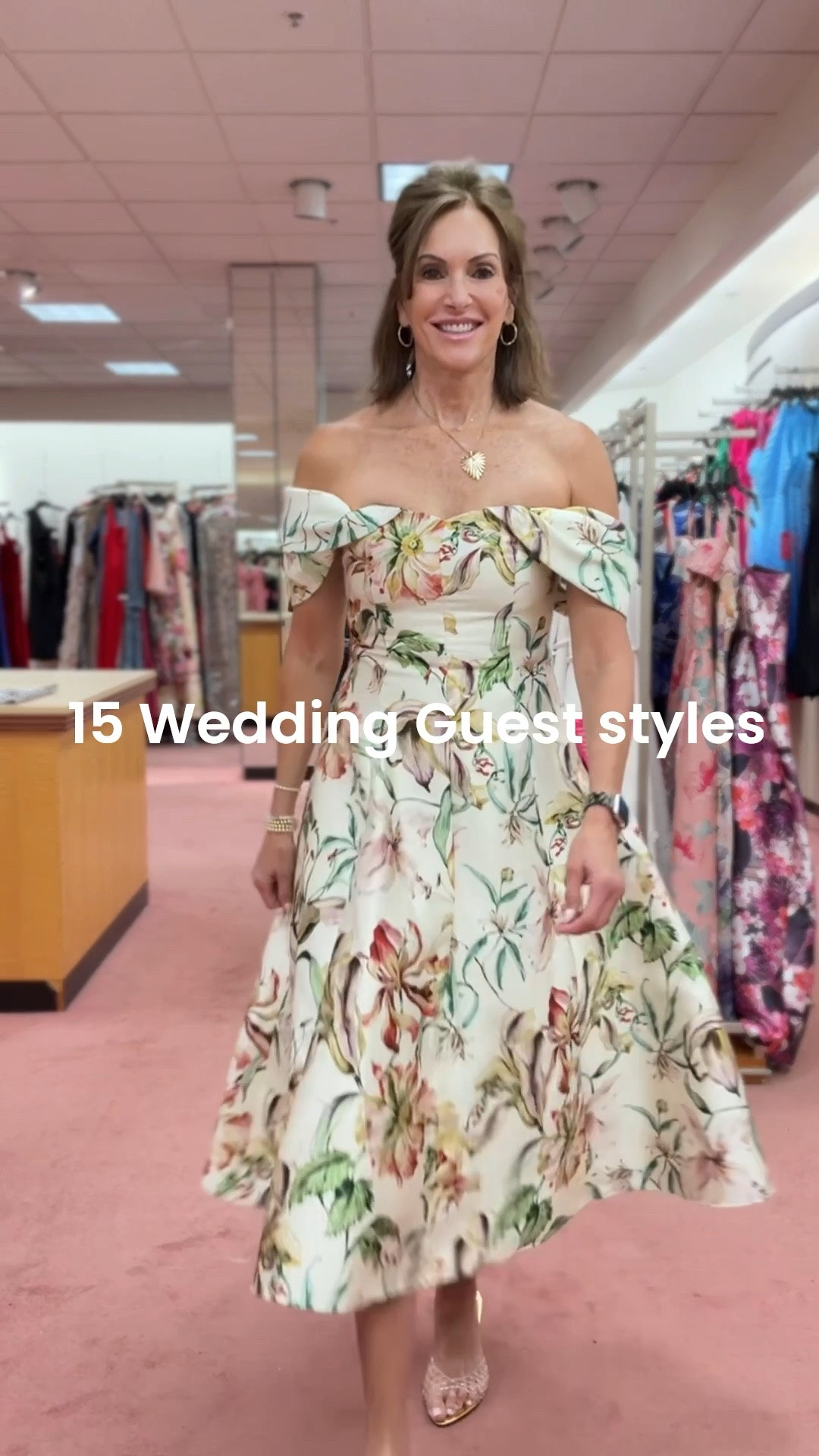 Formal Wedding guest / Mother of the bride / mother of the groom 

Blue pants separates - size 8
Blue floral top/skirt - size 8
Blue/white lace - size 10
Bow strapless  / size 10
Pinkish Mini Jacquard - size 12 
1 Shoulder dress- squeezed into a size 4 but seriously need size 8
Bow 1 shoulder / size 8
Light blue one shoulder / size 8 way too small need size 10 
Organza floral / collar - size 12 (a little big on me need size 10)
Pink floral off the shoulder midi / 8
Floral gown - size 10
Navy deep v - 10 could use an 8
Light Blue off the shoulder  - 8
Cover photo off the shoulder - 8

Alex Marie Thalia Floral Jacquard Square Neck Sleeveless Gown…This dress is not online but call your local Dillards and see if they have it

#LTKWedding #LTKTall #LTKMidsize