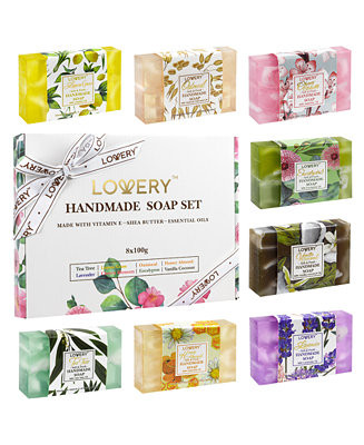 Handmade Soap Gift Set, Variety Pack Bath and Body Care Gift Set, 8 Piece | Macy's