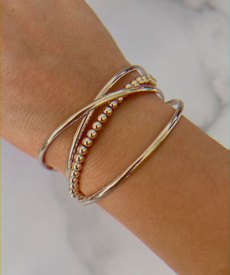 Gold filled bracelets that wear like real gold! I’ve never taken my beaded one off and it still looks brand new 🫶🏼 gold bracelets, gold bangle, affordable jewelry, affordable gold bangle

#LTKfindsunder100 #LTKstyletip #LTKGiftGuide