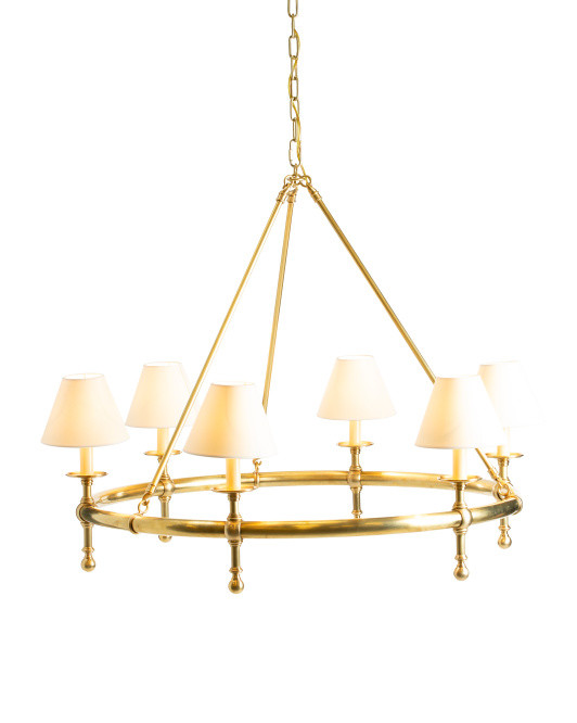 28x38.5 Classic Ring Hand Rubbed Finish Chandelier | Home | Marshalls | Marshalls