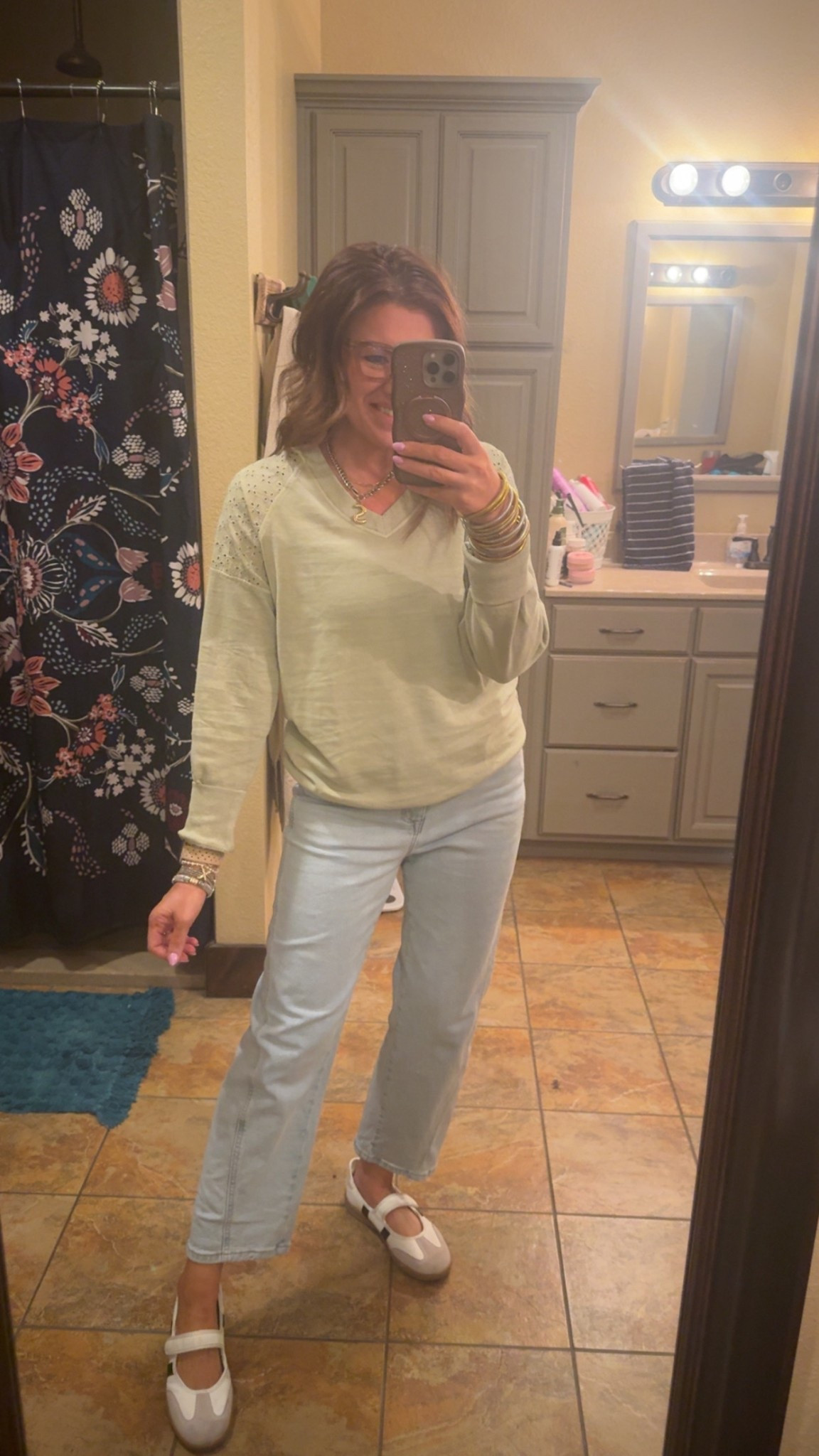 Spring fever has set in! 
Teacher ootd! 

Wearing size XS in top, size 0 in denim. 
@Maurices 
Teacher | outfit | spring style | casual fit | outfit inspo 

#LTKOver40 #LTKootd #LTKSaleAlert