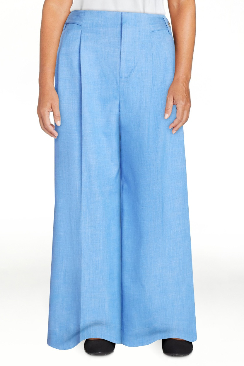 Free Assembly Women's and Women's Plus High Rise Wide Leg Cropped Pants, 27" Inseam, Sizes XS-4X | Walmart (US)