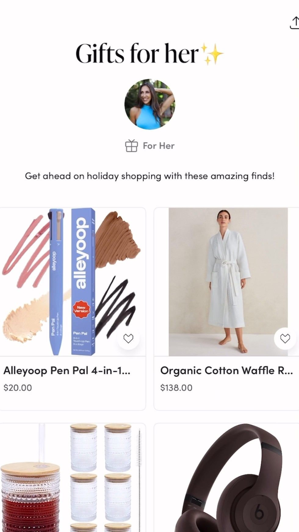 I got you covered for the holidays! Go to my products, and look at the gift guides I have shared to get ahead of holiday shopping ❤️✨

#LTKGiftGuide #LTKSeasonal #LTKVideo