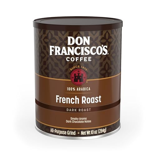 Don Francisco's Premium French Dark Roast Ground Coffee: Rich, Aromatic 100% Arabica Beans - Family Crafted Coffee for a Delightful Morning Brew (10 oz Can) | Amazon (US)