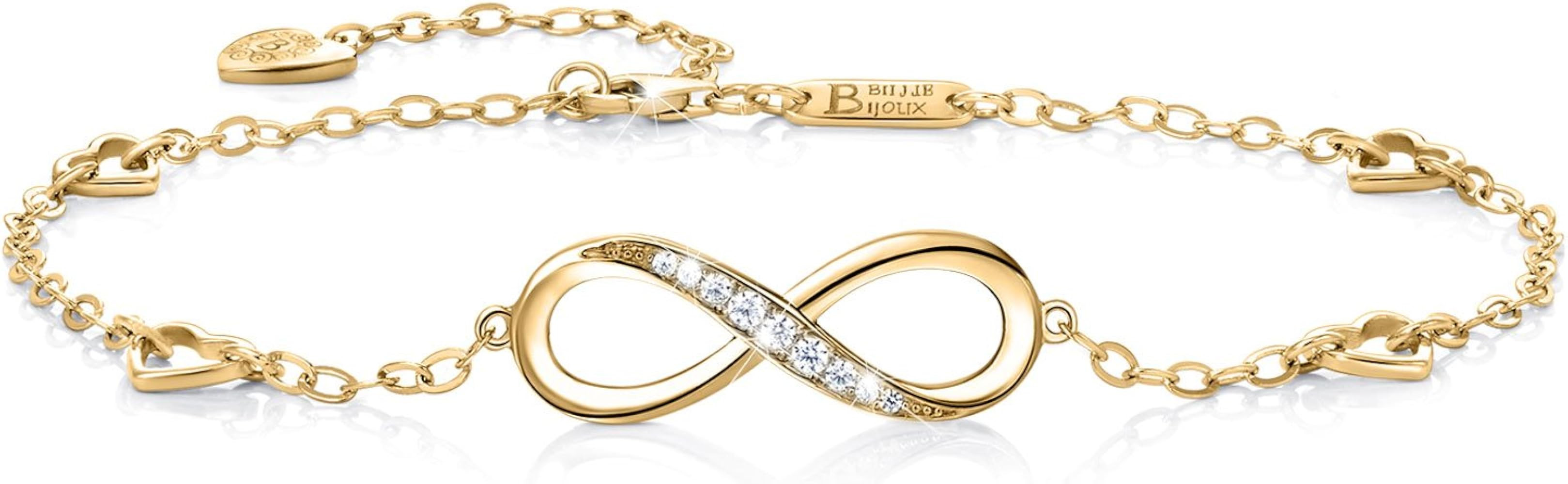 Billie Bijoux Womens 925 Sterling Silver Infinity Anklet Bracelet Endless Love Symbol Charm Adjus... | Amazon (US)