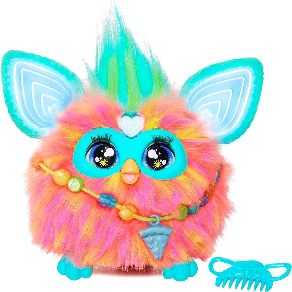 Furby Coral, 15 Fashion Accessories, Interactive Plush Toys for 6 Year Old Girls & Boys & Up, Voi... | Amazon (US)