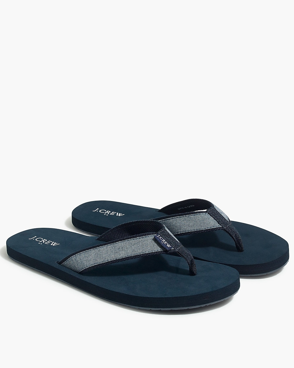 Chambray flip-flops | J.Crew Factory