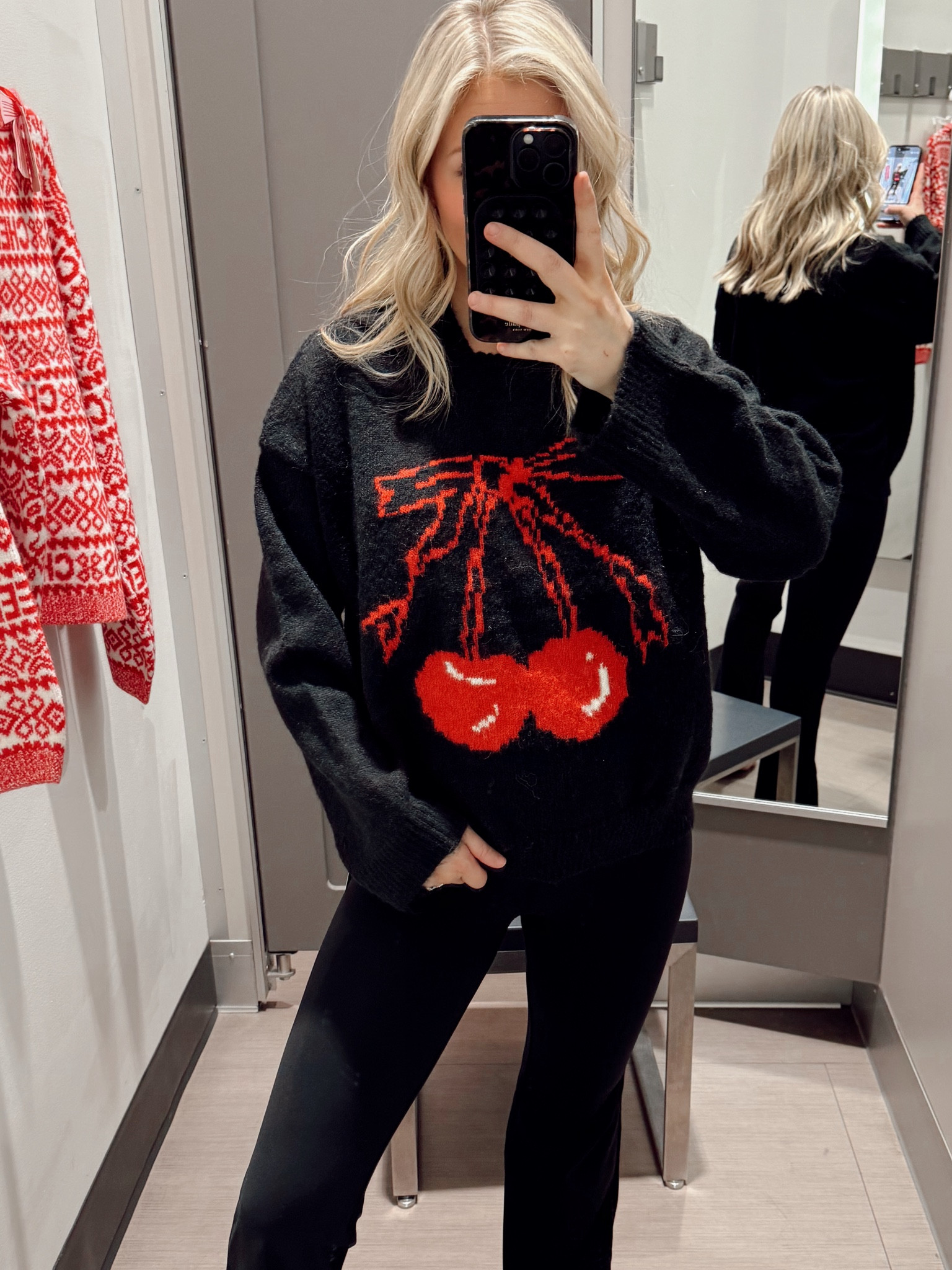 Cherries and bow sweater from target 

#LTKSeasonal #LTKBump #LTKHoliday