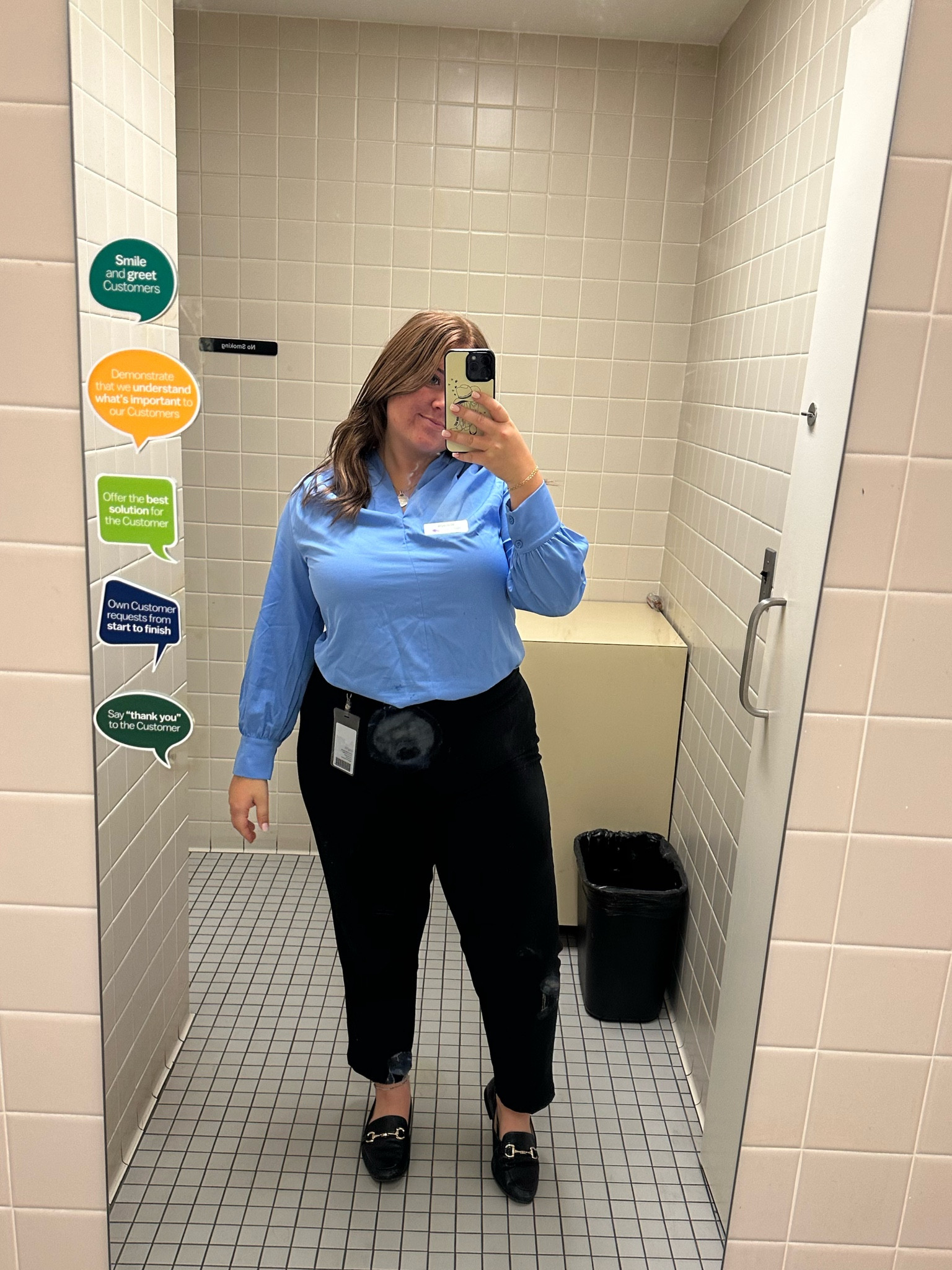 This shirt comes in white and a mustard color and of course i’m wearing my go to Ann Taylor Pants.

I tagged similar shoes at target that are only $26 but the ones i’m wearing are from Primark but it doesn’t have a tag option so definitely try Primark if you have one near you🫶🏼 but target has some good priced ones. 




#LTKWorkwear #LTKStyleTip