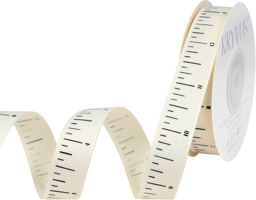 Ruler Ribbon Teacher Themed 5/8 Inch x 12 Yards Measuring Tape Ribbon for Teacher Gifts, School T... | Amazon (US)