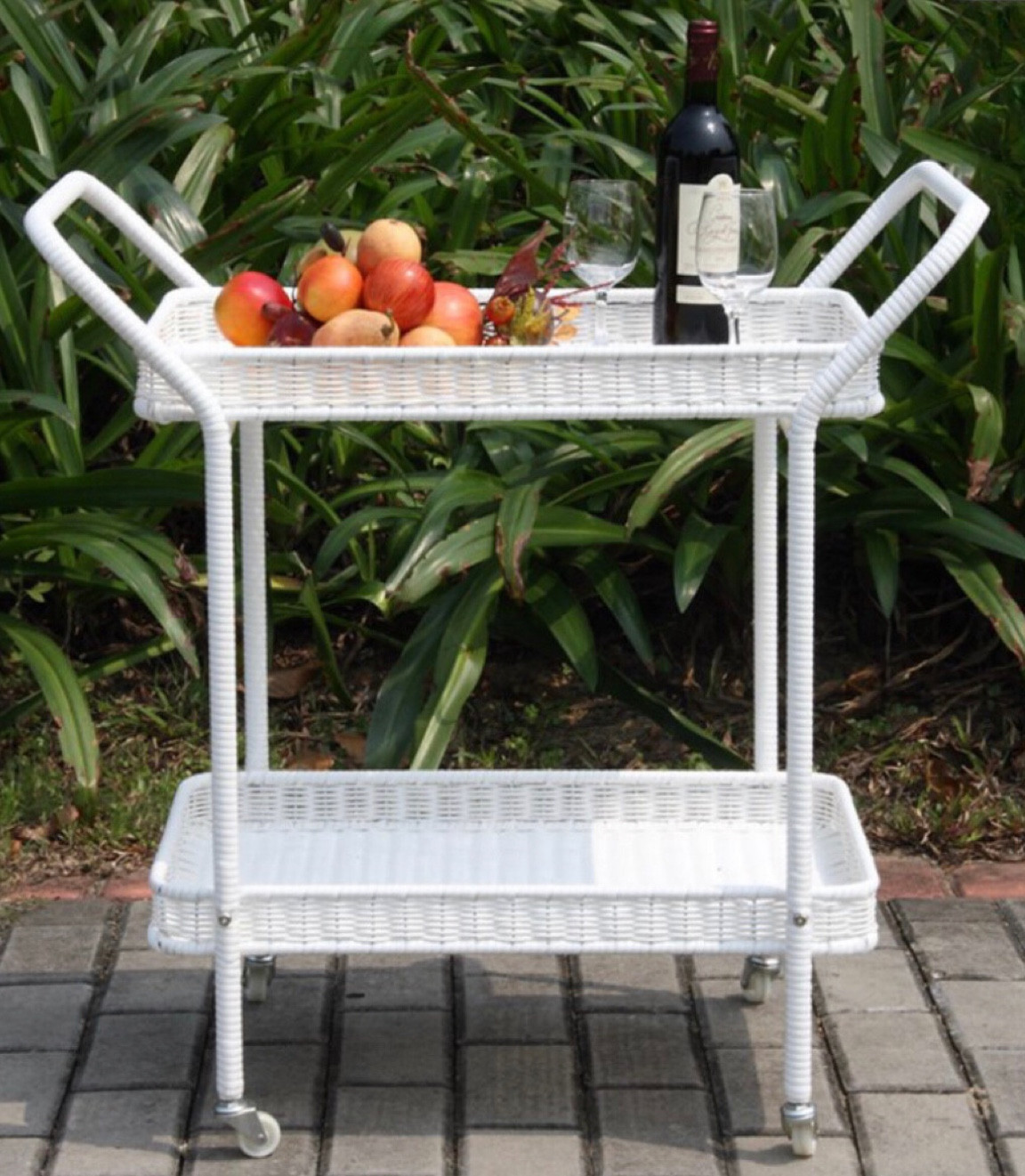 White wicker bar cart. Amazing price! 

Patio decor, outdoor decor, outdoor entertaining, rattan, wicker furniture, outdoor furniture 

#LTKSeasonal #LTKGiftGuide #LTKhome