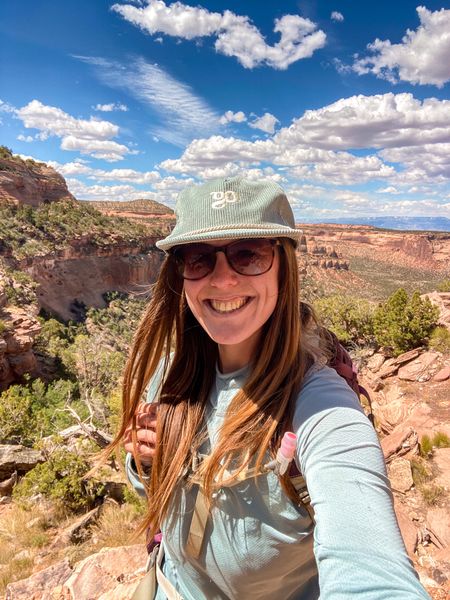 Solo hike in Colorado National Monument with my new favorite hat✨🥾🏜️🧢

#LTKActive #LTKtravel #LTKfindsunder50
