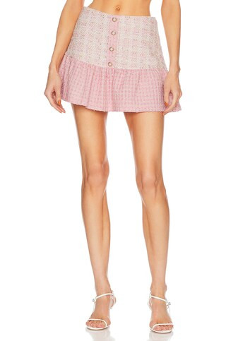 Amanda Uprichard Braswell Skort in Pennington Tweed from Revolve.com | Revolve Clothing (Global)