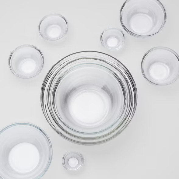 Set of 10 Glass Mixing Bowls - Made By Design™ | Target