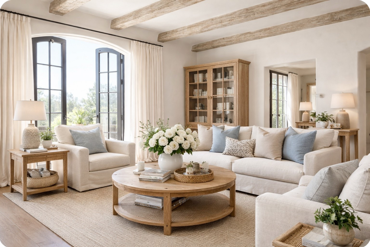 Soft Modern Mediterranean Living Room 

#LTKHome