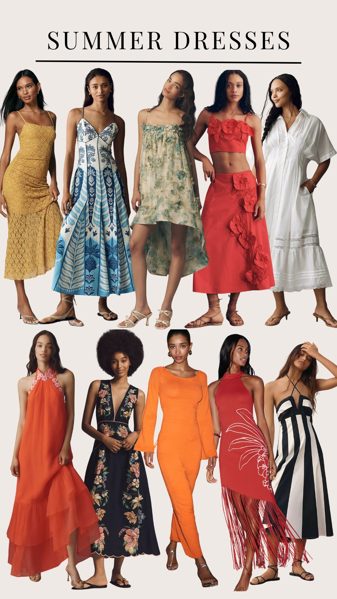 Summer dresses from Anthropologie that I'm loving! 

 #LTKgrwm #LTKootd #LTKSeasonal