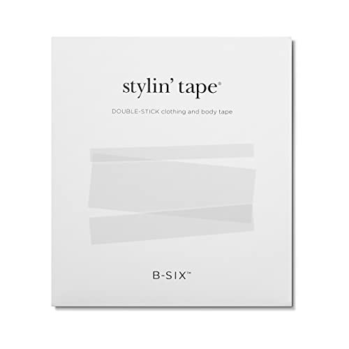 Nippies Stylin' Tape, 32-Piece Double-Sided Fashion Tape, Skin-Safe Adhesive Clothing Body Tape for Fabric, Invisible Secure Hold for Versatile Styles | Amazon (US)