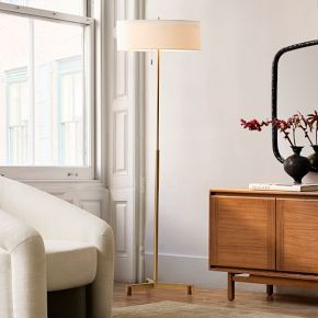 Hennings Fabric Floor Lamp (62") | West Elm (US)