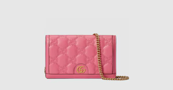 GG Matelassé chain wallet | Gucci (US)