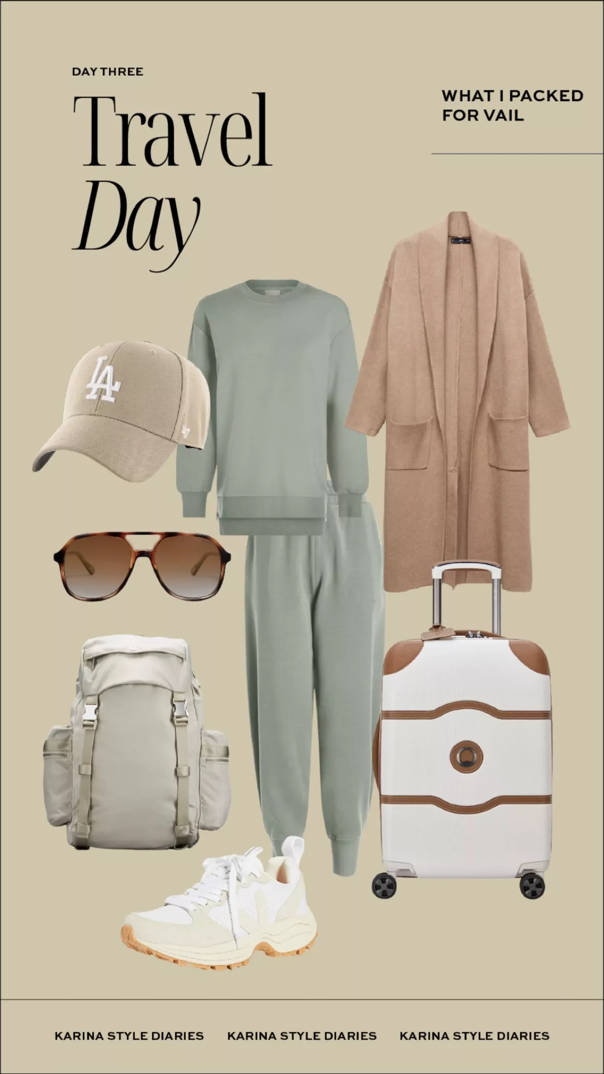 Three Cozy and Stylish Airport Outfit Ideas - Karina Style Diaries