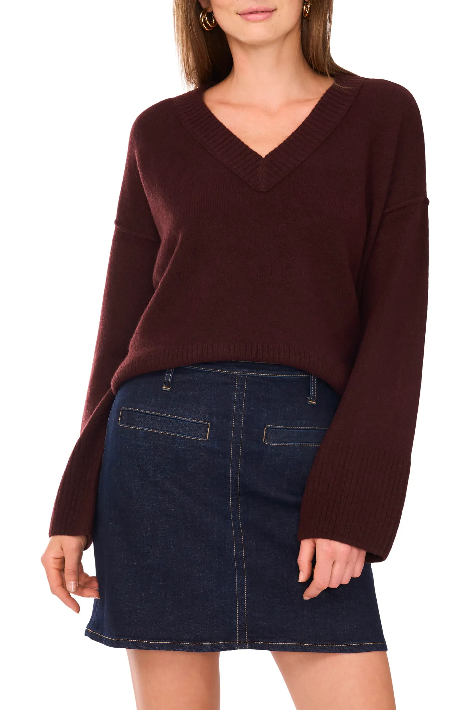 High-Low V-Neck Sweater | Nordstrom