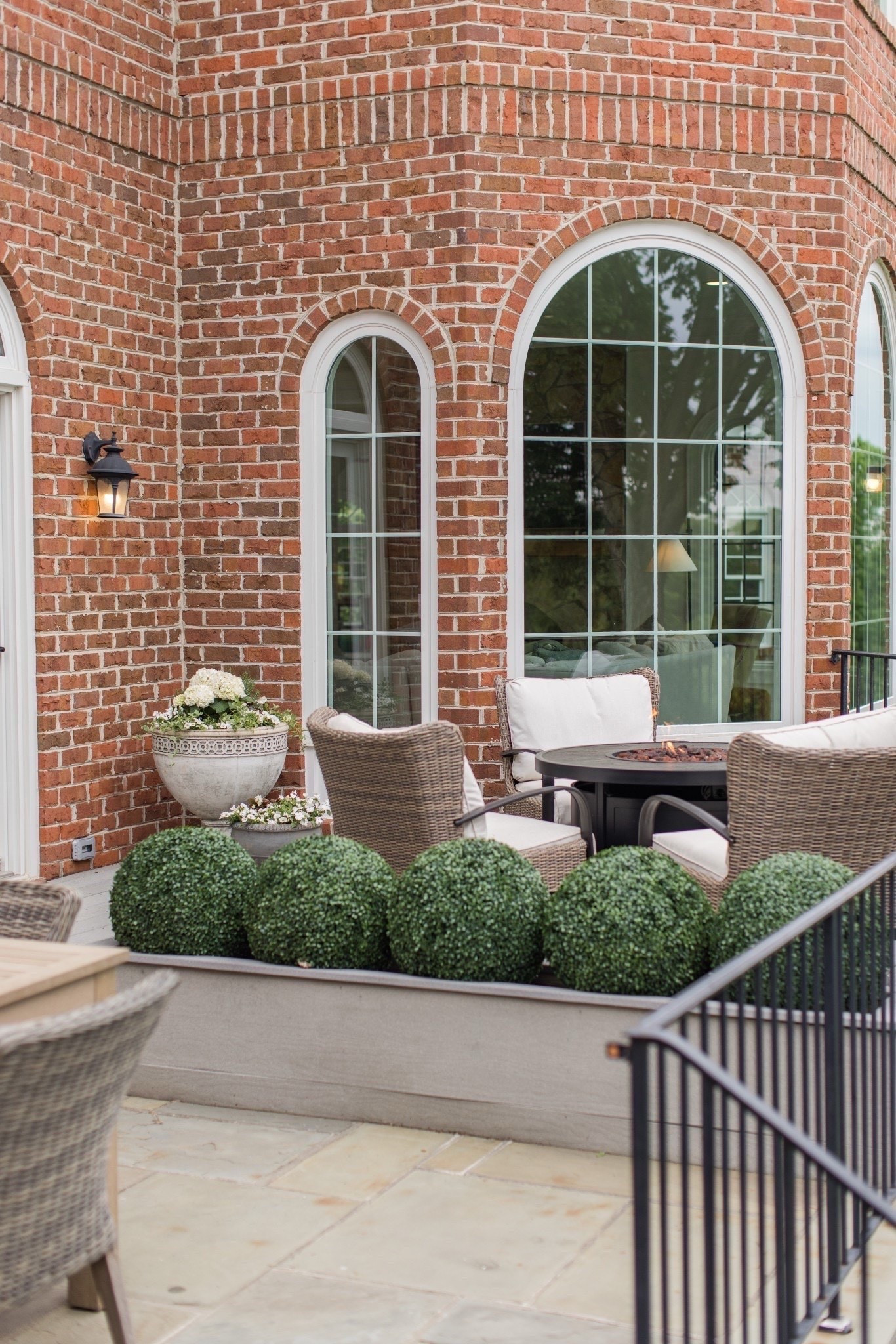 Our patio is one of my favorite spots for drinking coffee in the morning- shop this post for everything you need to create an outdoor space you love! #archedmanor #modernhome #neutralhome #homedecor #casualstyle #neutralstyle 
#LTKSeasonal #LTKHome