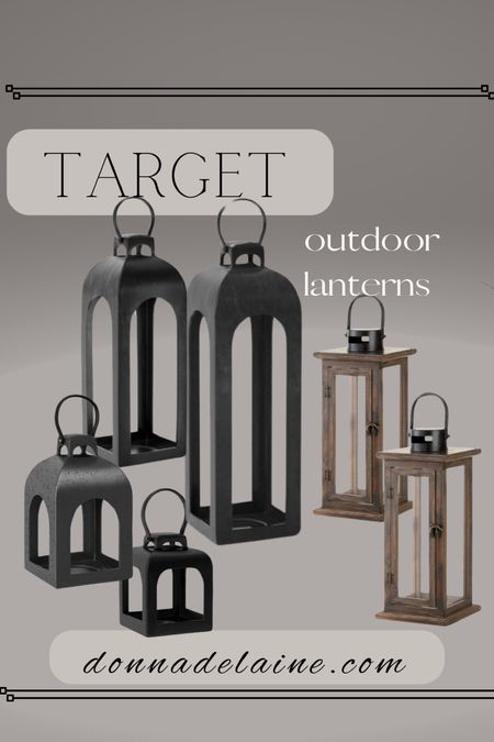 30% off outdoor lanterns during circle week at Target! I love the cast iron lanterns, they’re gorgeous and heavy duty. 
Outdoor ready, front porch decor 

#LTKhome #LTKSeasonal