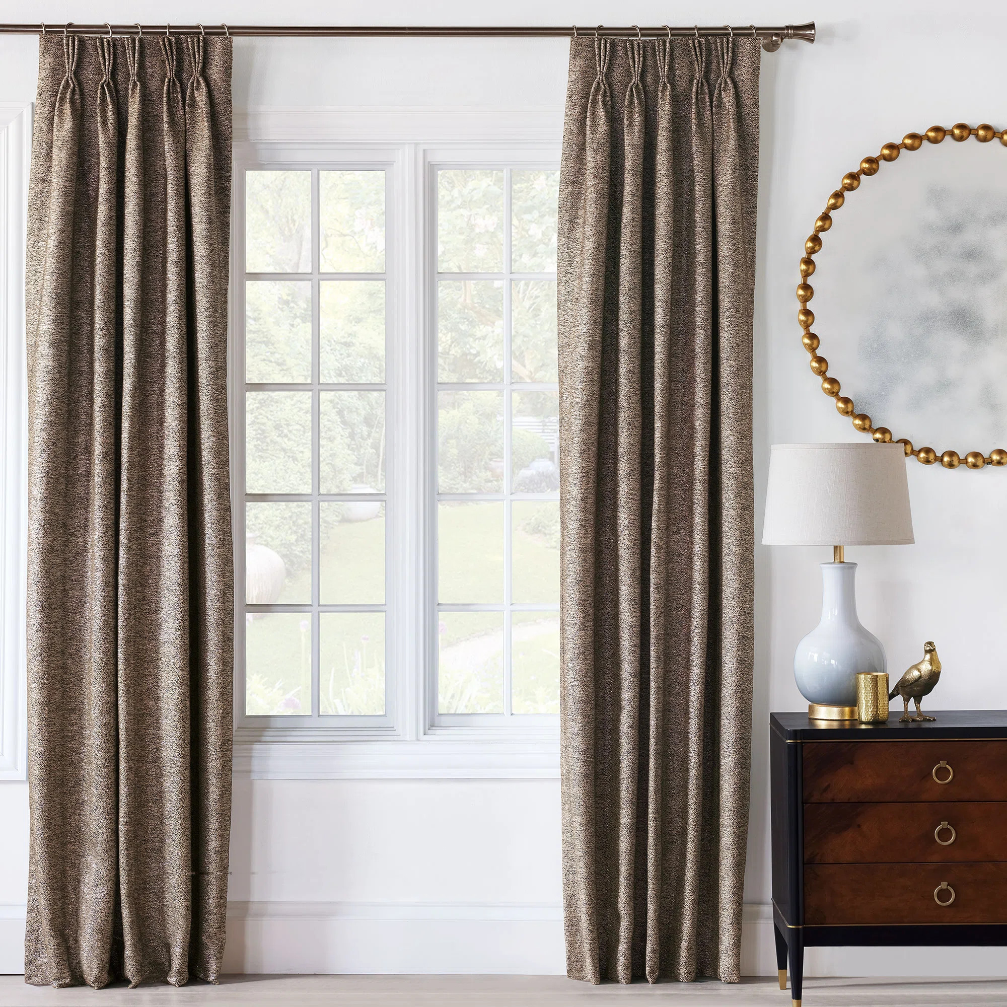 Roxanne Polyester Room Darkening Curtain Single Panel | Wayfair North America