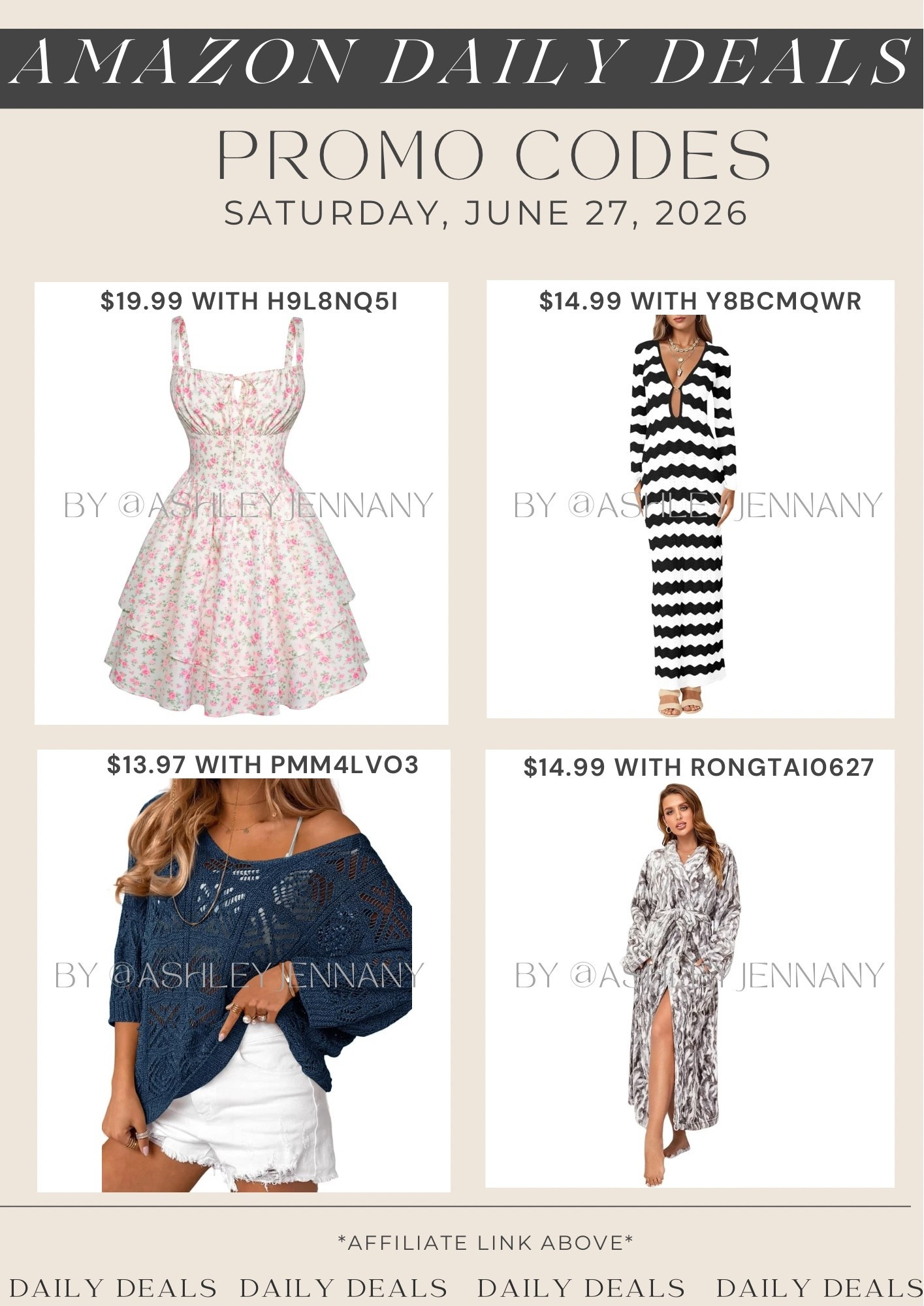 Amazon deals

#LTKMidsize #LTKSaleAlert #LTKootd