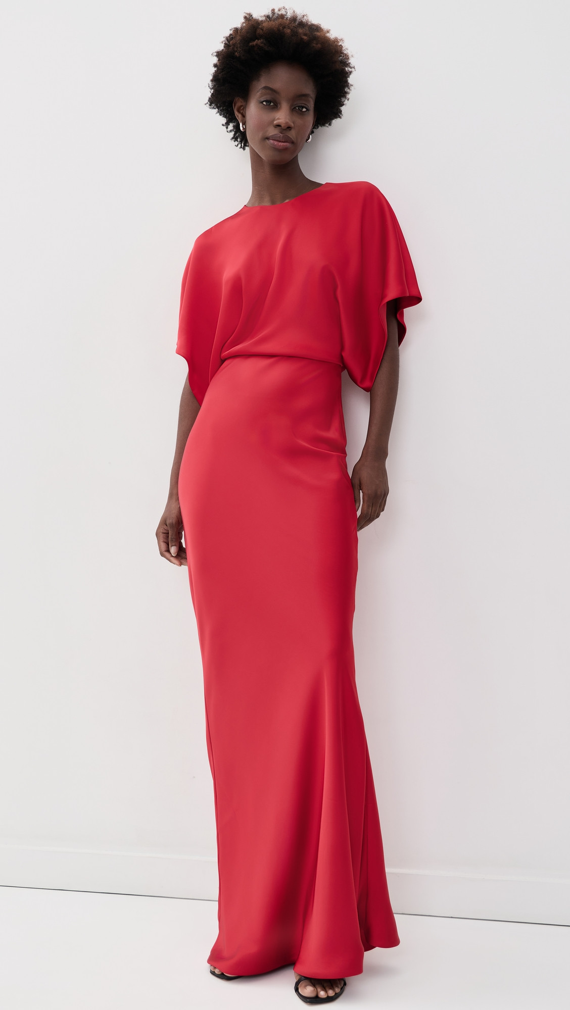 Norma Kamali Reverse Obie Gown Tiger Red L | Shopbop