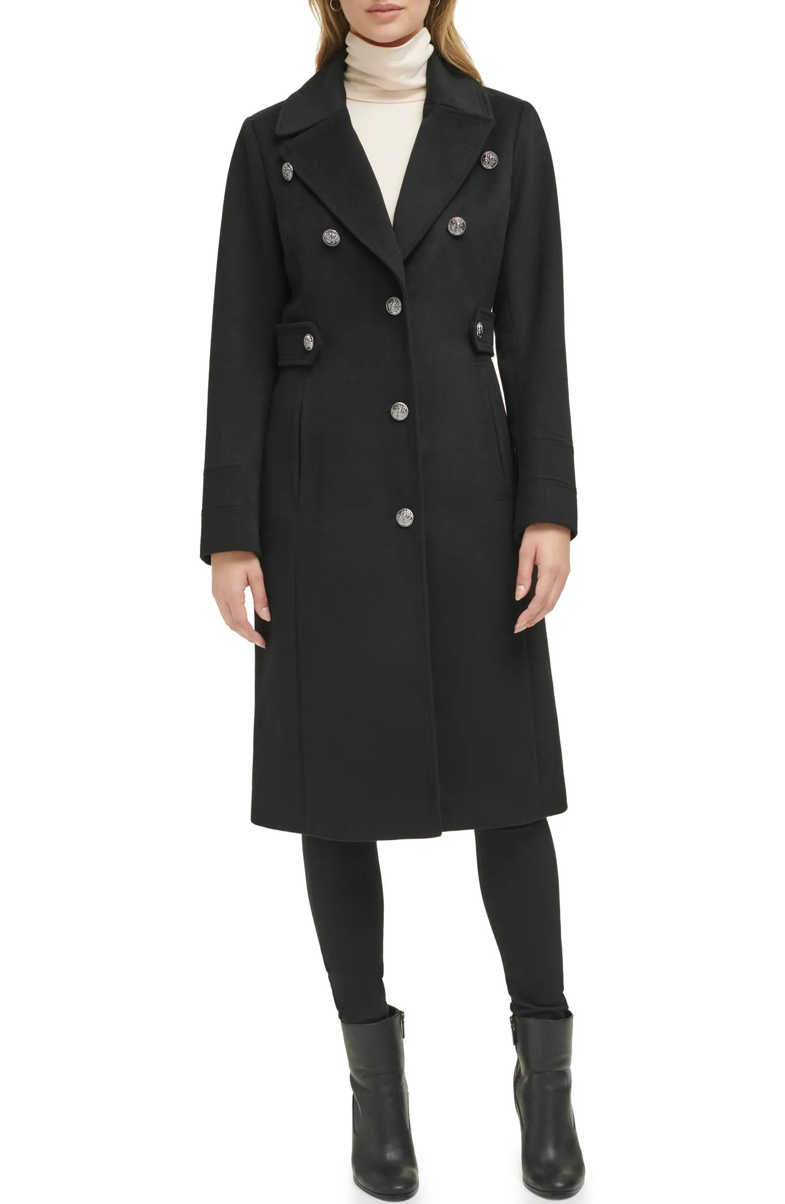 Notch Lapel Military Coat | Nordstrom Rack