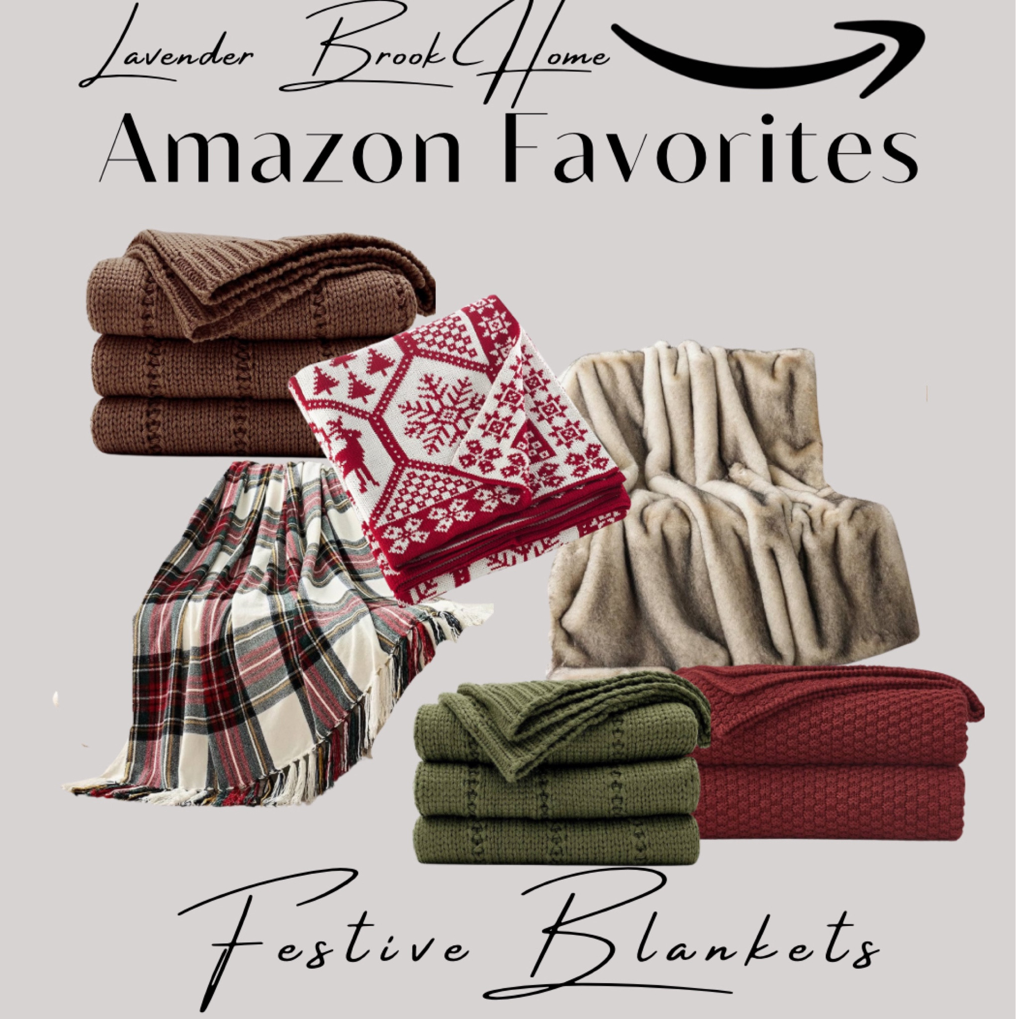 Amazon cozy Christmas blankets

#LTKHoliday #LTKHome #LTKSeasonal